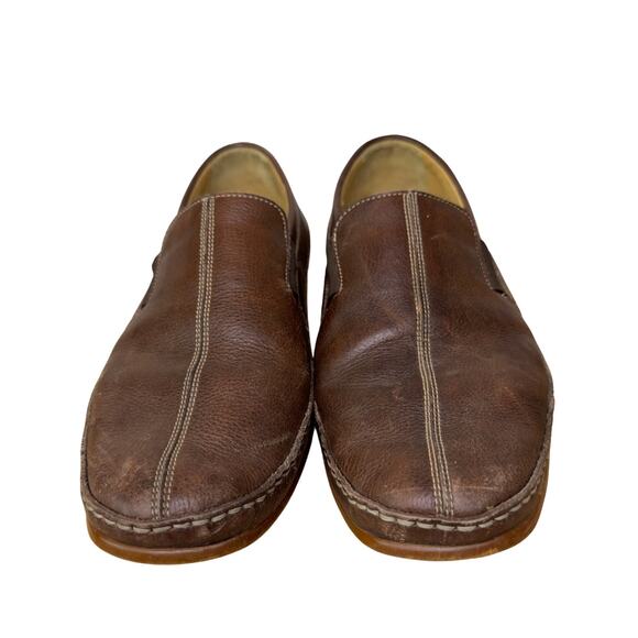 Mephisto Men's 10 Loafers Slip On Brown Leather Cruiser Driver Portugal Made - Picture 4 of 10